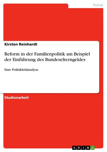 Reform der familienpolitik - der,