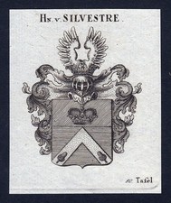 1820 Silvestre Wappen Adel