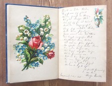 Poesiealbum 19 Einträge 20 Oblaten, Berlin Köpenick, Oberschöneweide - 1909-1910