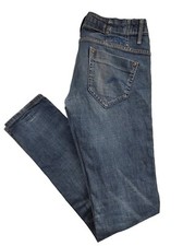 G-Star Jeans Damen W29 L34 Midge Skinny Wmn Straight Leg Blau Low Waist F2