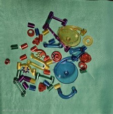 WisToyz Kugelbahn Set – bunte transparente Murmelbahn – Ersatzteile /...