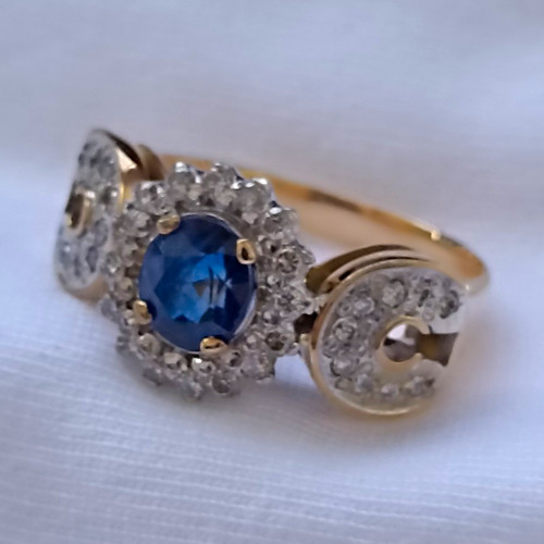 750 18k gelbgold ring 7 - ring,