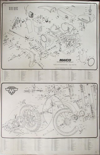 Original maico ersatzteilliste - original,