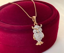 Luxus Eule Kette Anhänger