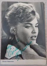 Autogramm Schauspielerin und Sängerin Christel Bodenstein 1960er Jahre (123856)