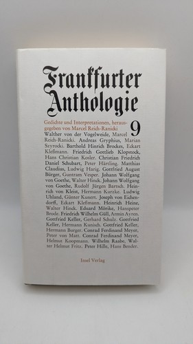 Frankfurter anthologie band - frankfurter, anthologie.
