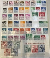 Deutschland 1872-1977, Sammlung ungebraucht, gestempelt, wenig (*), postfrisch