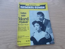 Bastei Krimi Nr. 42 Z. 3- Jenkins,Prox,Silber,Pabel,Geister,Uta,Kelter