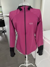 GORE Running Wear SOFT SHELL Jacke Windstopper S 36 pink schwarz Reflektoren