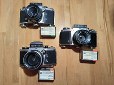 Konvolut: 3× ELBAFLEX VX 1000 Kameras mit Objektiven + ORWO S/W Film