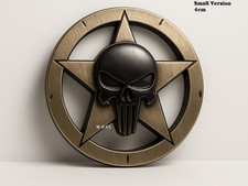 3D Totenkopf KFZ Metall