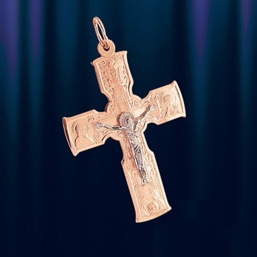 Orthodoxes kreuz rose - orthodoxes,