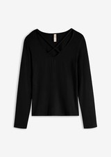 Langarmshirt mit Cut-Outs Gr