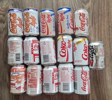16 Stück alte "Coca Cola" Light Dosen, verschiedene Dosen,  Sammeldosen  #135