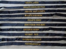 10 Mützenbänder Bundesmarine