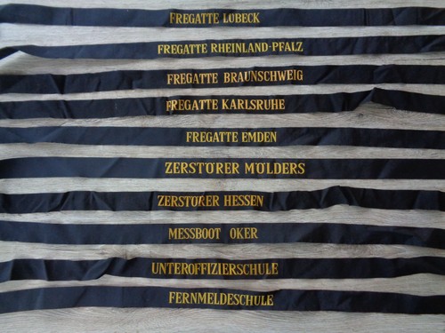 Mützenbänder bundesmarine - 10,