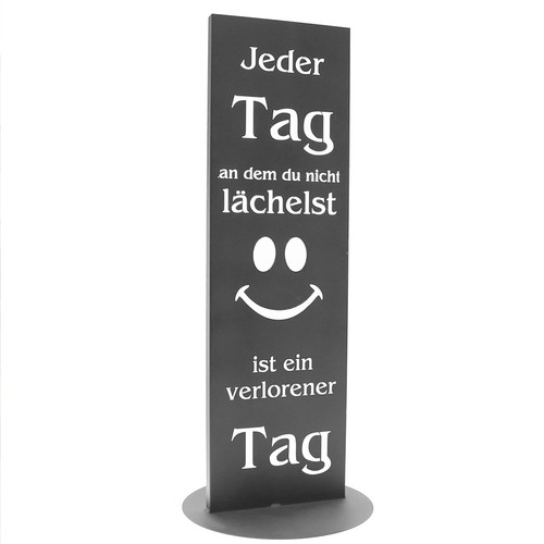 Gartenschild anthrazit - gartenschild,