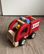 Goki Feuerwehrauto Holzspielzeug Kinder Spielzeug
