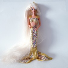 Jewel hair mermaid barbie - mermaid,