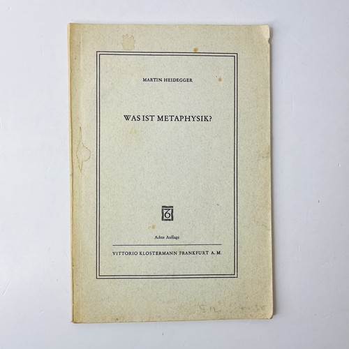 Was ist metaphysik von martin - was,
