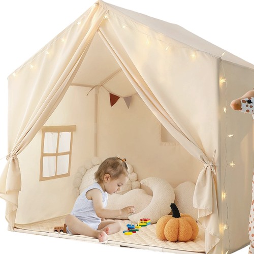 Kinder spielzelt indoor beige - spielzelt,