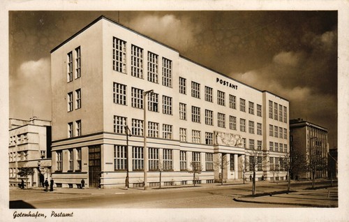 Gotenhafen post postamt ca - postamt,,