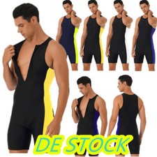 DE!Herren Badeanzug Einteiler