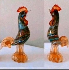 Murano GlasHahn 23cm auf