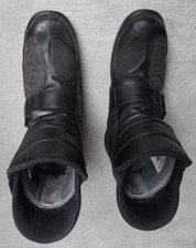 Leder-Motorradstiefel von Daytona Shorty in der Größe 44