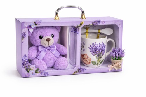 Geschenkset lavendel tasse - geschenkset, lavendel,