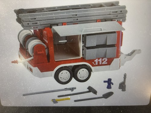 Playmobil feuerwehr anhänger - playmobil, feuerwehr-anhänger