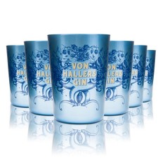 6x Von Hallers Glas 0,4l