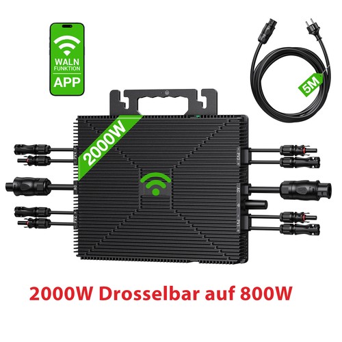 2000w drosselbar auf 800w - 2000w,