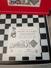 HIGHLIGHT RAR Pixi Schachbrett komplett Schlümpfe mit Box +Zertifikat Smurfs E12
