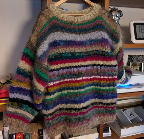 Lagenlook flauschig pullover - lagenlook,