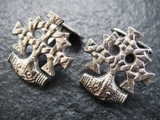 Manschettenknöpfe Silber 800 Hiddensee Thor Hammer Wikinger sehr groß
