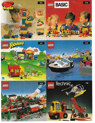 Lego werbeprospekt flyer von - flyer,