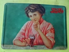 Blechschild / Werbung Pepsi Cola / I love its Flavor