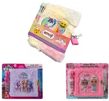 Tagebuch mit Schloss Plüsch