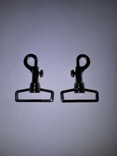 Tragegurt braun schwarz Riemen Gurtband Karabiner Schieber Schultertasche silber