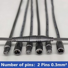 2 Pin 0,3mm² Wasserdichter DC