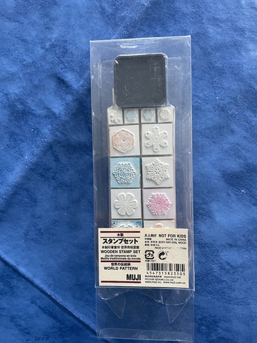 Stempel set - stempel-set, (wooden