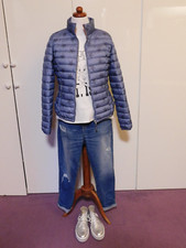 ❤️ Tom Tailor Denim Daunenjacke Blau Sterne Edel L 38 40 TOP NP100€  ❤️