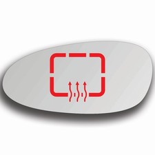 Spiegelglas Links Beheizbar für Porsche Boxster 2004 - 2009