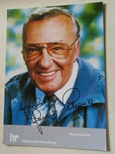HEINZ SCHENK - DER BLAUE BOCK - ORIG. AUTOGRAMMKARTE  - IN PERSON!!!