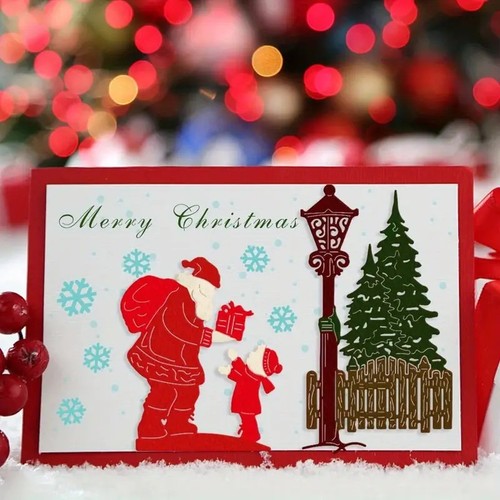 Stanzschablone santa claus mit - claus,