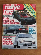 Rallye Racing 07/1989  Range Rover - Sbarro - BMW 535i E34 Kailine (250 PS)