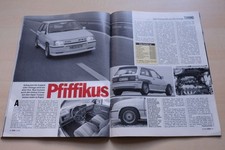 Rallye Racing 23/1988 Opel Corsa A GSi von CD-Design mit 100PS im TEST auf 2 Sei