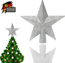 Weihnachtsbaumspitze Silber
