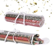 Geschenkpapier Aufbewahrung Geschenkpapier-Organizer 2x Geschenkpapiertasche